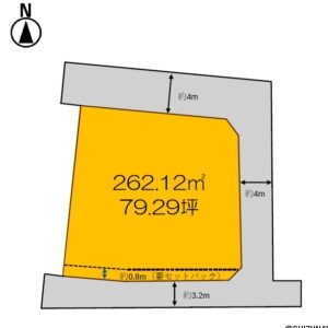 【土地】島田市御仮屋町 角地 整形地 約79坪の物件画像