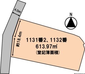 函南町平井　売土地　約185坪の画像