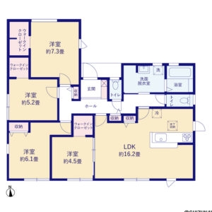 【2026年6月完成予定】磐田市東平松　2棟　4LDKの物件画像