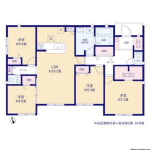 1号棟間取り図