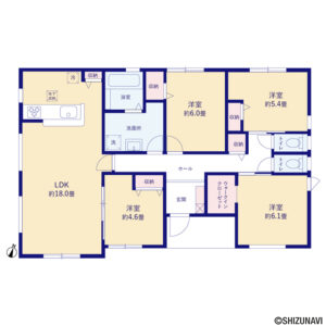 1号棟 間取り図