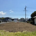 富士市大淵　売り土地　現地外観