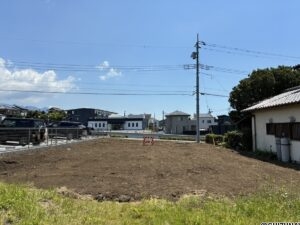 富士市大淵　売り土地　現地外観