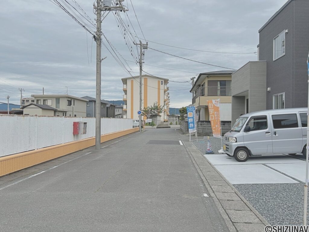 富士市宮島 前面道路