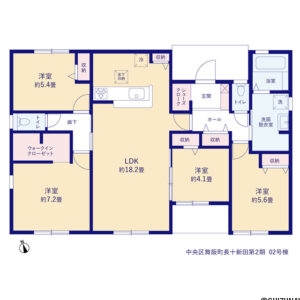 2号棟間取り図