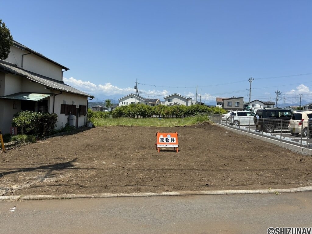 富士市大淵　売り土地　現地外観
