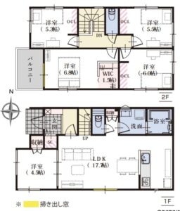 2号棟　間取り図