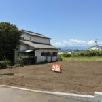 富士市大淵　売り土地　現地外観