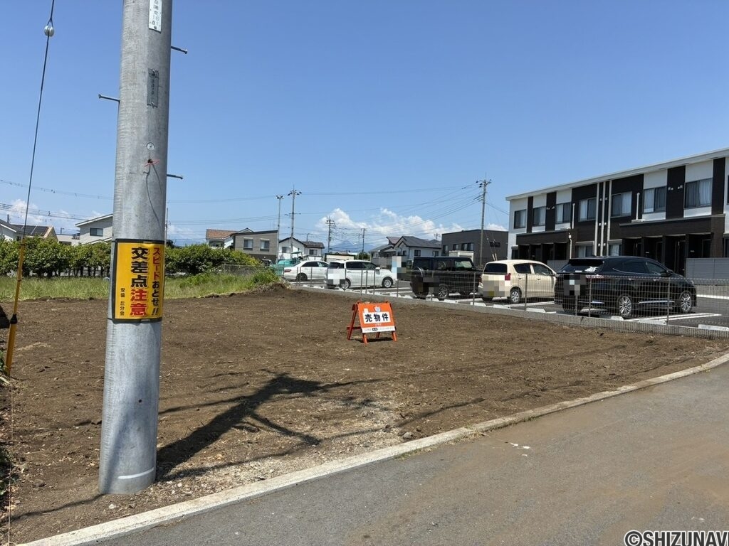 富士市大淵　売り土地　現地外観
