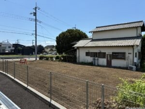 富士市大淵　売り土地　現地外観