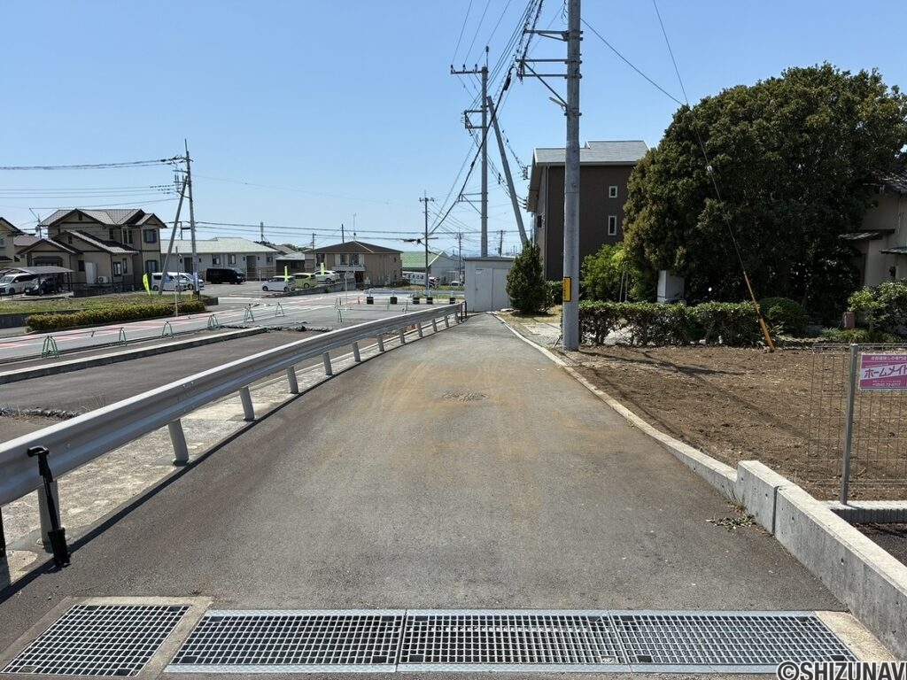 富士市大淵　売り土地　現地外観