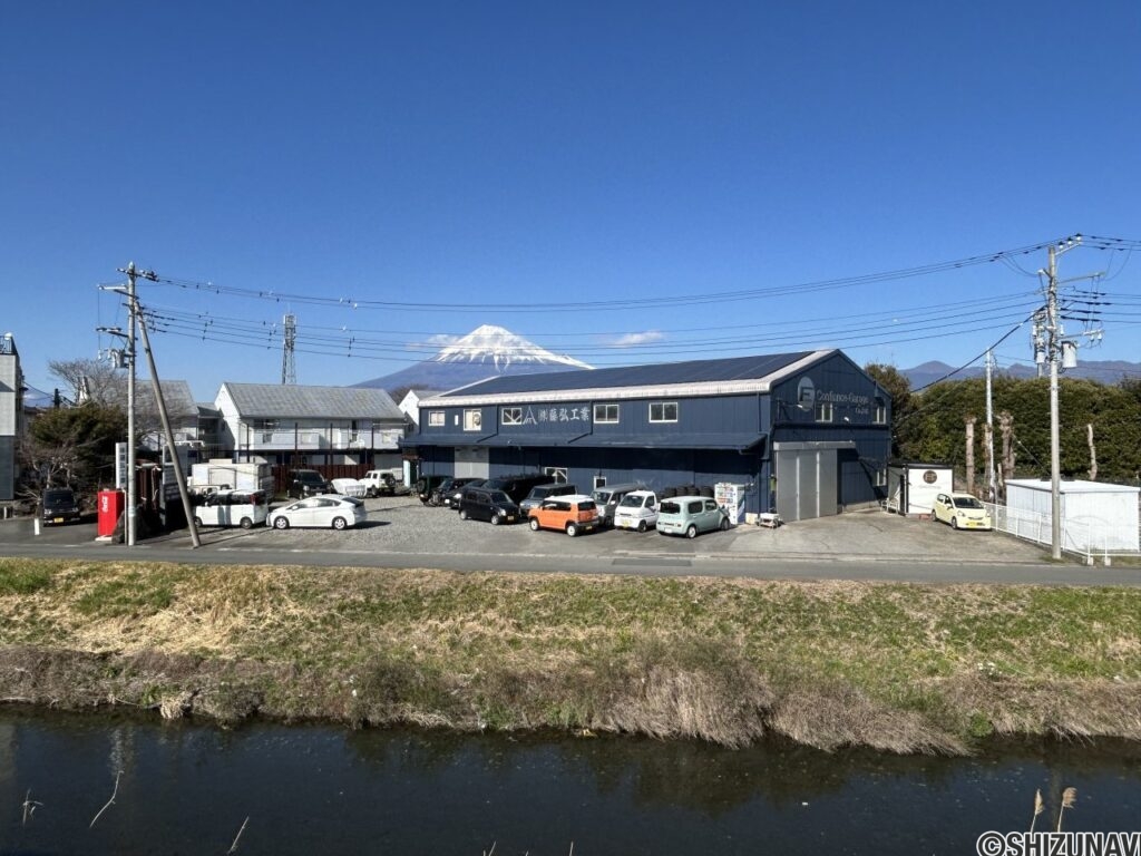 富士市宮島 晴れていれば富士山が見えます