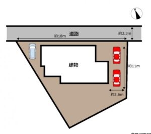 富士宮市淀師区画図