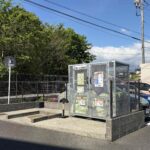 マンション専用のごみ集積場。