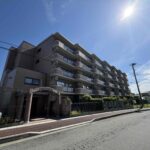 南向きの日当たりの良いマンション。