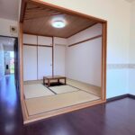 和室に掘りごたつ。１階だからこその特別仕様です。