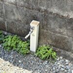 外水栓もあり、洗車もできます。
