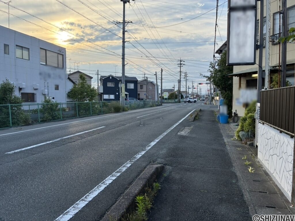 前面道路
