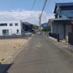 前面道路(南→北)