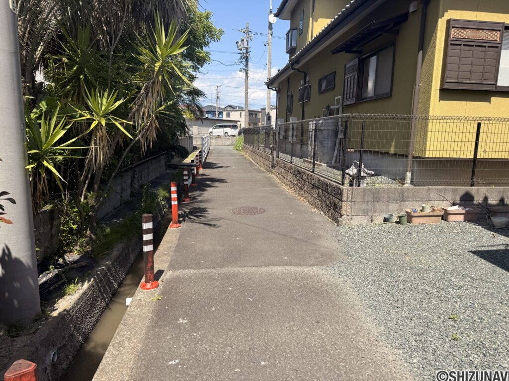 浜松市中央区三島町　土地　57坪超　整形地　建築条件なし　線引き前宅地の画像