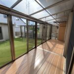 雨の日でも便利なサンルーム。