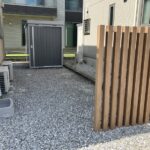 建物東側の広さはゆとりがございます。