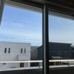 2階南西側洋室の窓からの景色です。