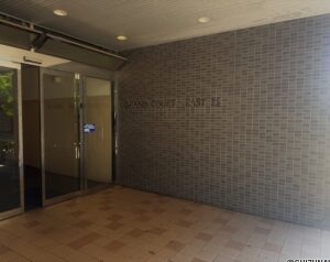 マンション入り口です。