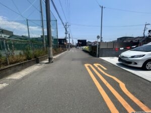 駿河区　新築　道路