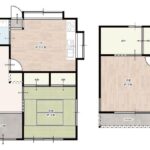母屋　間取り図