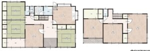 母屋　間取り図