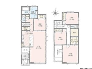 1号棟間取り図