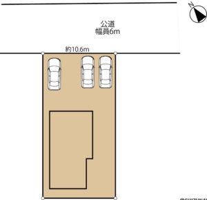 森島戸建て　敷地図