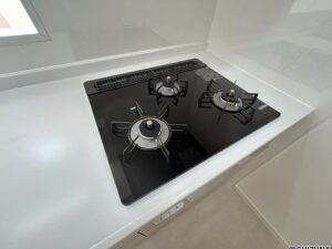 新品交換済みガラストップコンロ