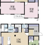 富士市森島戸建て　間取り