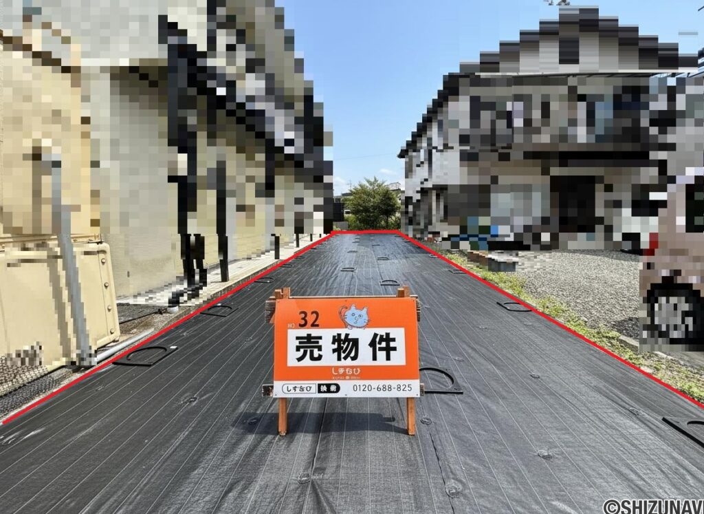 静岡市葵区籠上の売土地　建築条件はありませんの画像