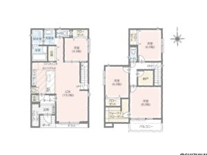 2号棟間取り図