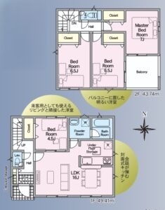 【2026年9月完成予定】浜松市中央区小池町　2棟　4LDKの物件画像