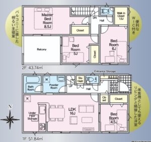 2号棟 間取り図