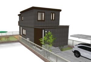 当該地での建築イメージ（参考プラン）