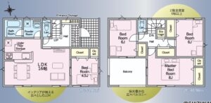 【2026年8月完成予定】浜松市浜名区豊保　4LDK　中学校まで徒歩5分圏内の物件画像