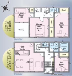 2号棟 間取り図