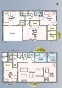 2号棟 間取り図
