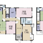 富士市天間　中古住宅　間取り図面