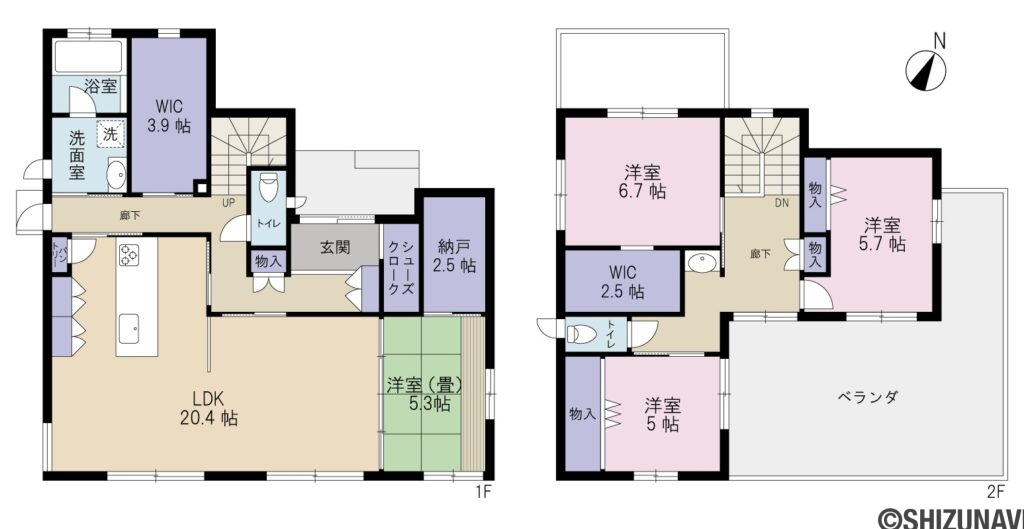 清水区山切_間取図