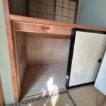 【リフォーム中/1階和室収納】ふすまの張替を行います。