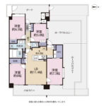沼津市岡一色　シャリエ沼津607号室　間取り図面