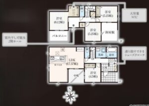 2号棟　間取り図