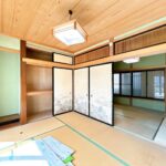 【リビング】畳を撤去し、フローリング仕上げ、壁紙の張替えを行い、リビングスペースに仕上げていきます。