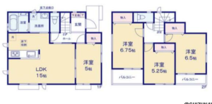沼津市東熊堂　新築戸建　２号棟の物件画像